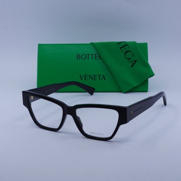 Bottega Veneta BV1288O 001 Cat Eye Eyeglasses 55mm – Black - Picture 4 of 10